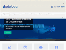 Tablet Screenshot of katalogg.com.br